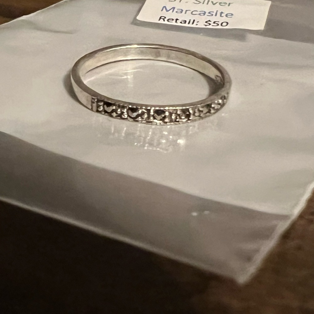 Sterling Silver Marcasite Ring